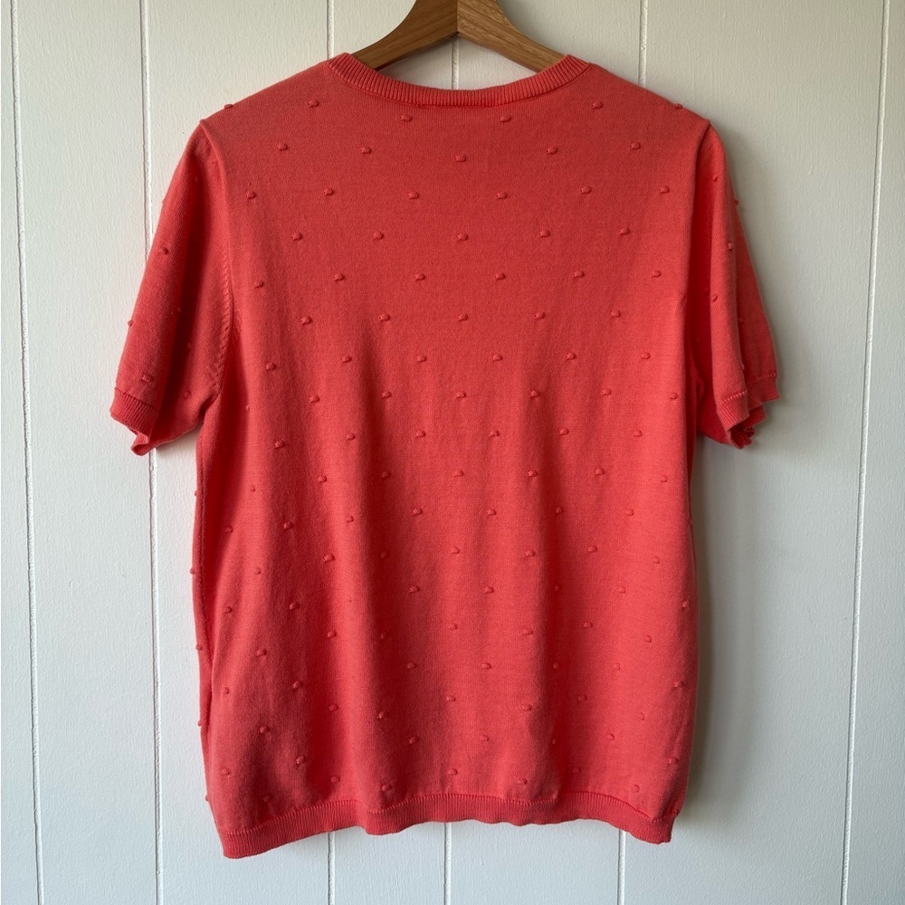Cream Coral Knit Top | Size Large - Picture 5 of 8